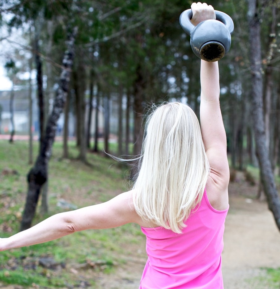 Kettlebell Press (Sarah)